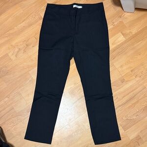 Lulumari Black Straight-Leg Dress Pants